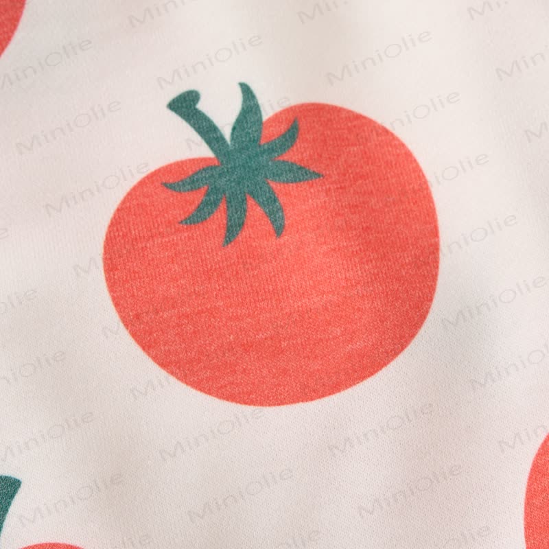 Baby Toddler Red Tomato Beige 2-piece Set