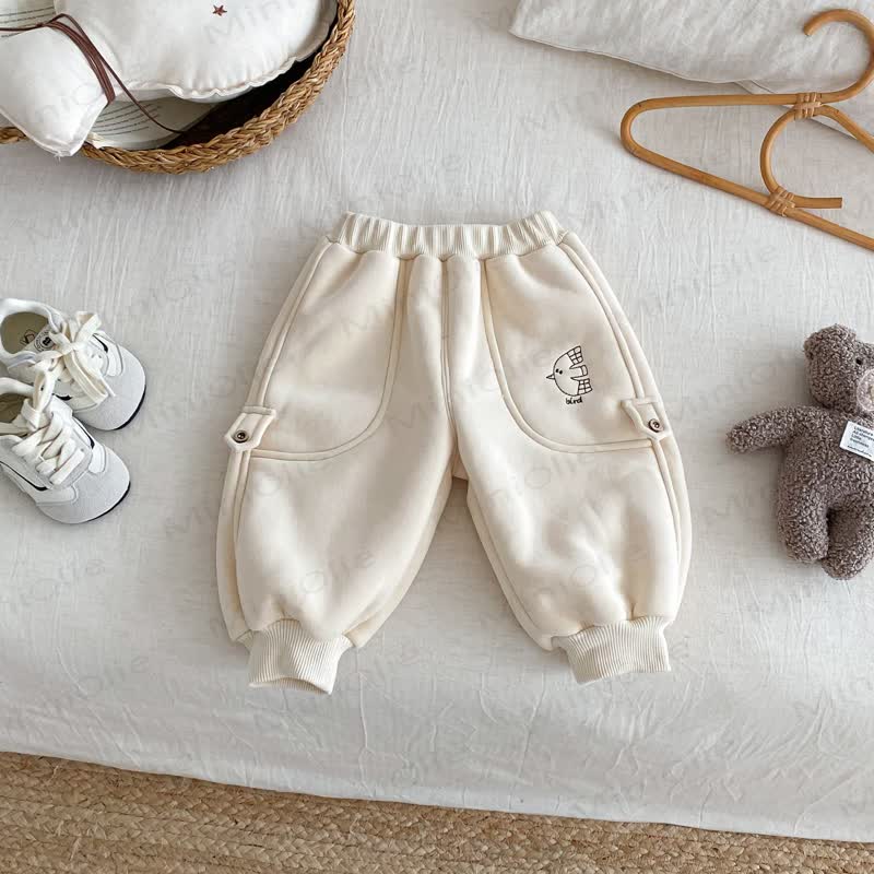 Baby Toddler Animal Fleece Lined Jogger Pants