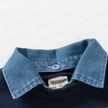 Toddler Fleece Lined Fake 2pcs Sweatshirt