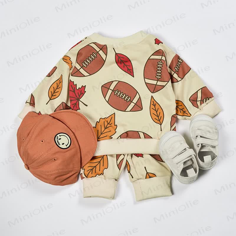 Baby Football Apricot 2-piece Set
