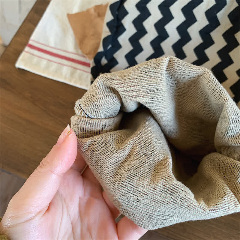 Toddler Wavy Grain Loose Black Pants