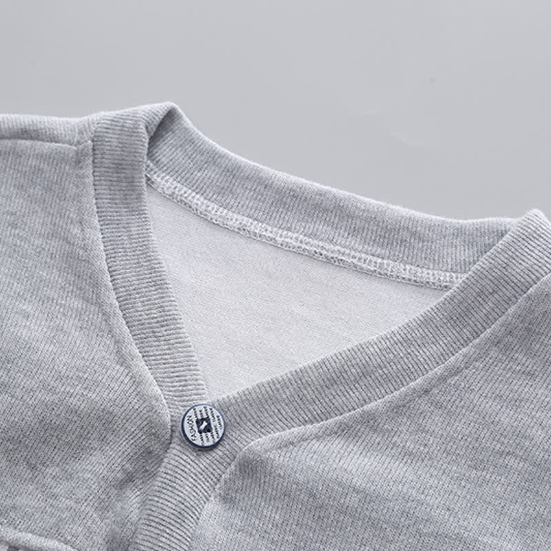 Toddler Shirt Striped Cardigan and Pants Set