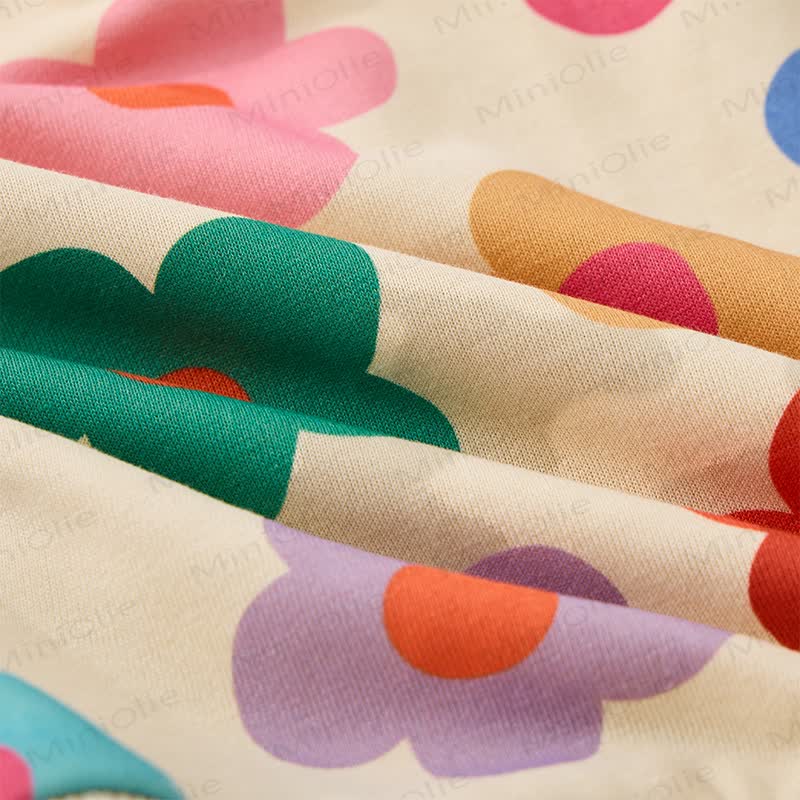 Baby Dopamine Flowers 2-piece Beige Set