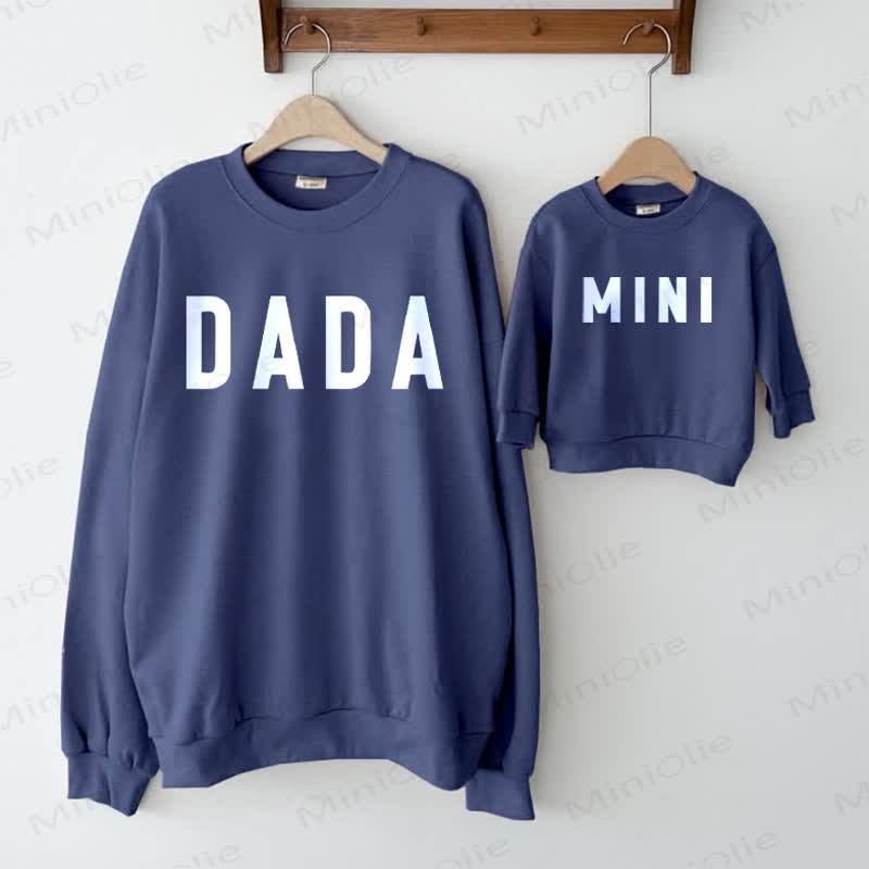 DADA/MINI Daddy and Me Family Sweatshirt
