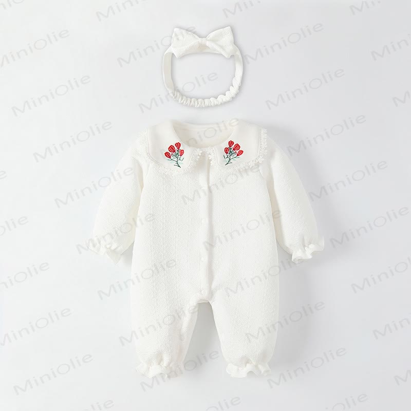 Baby Fleece Rural Style Romper