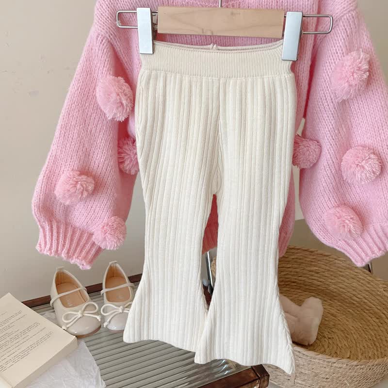 Toddler Girl Hairball Sweater or Bell-bottomed Pants