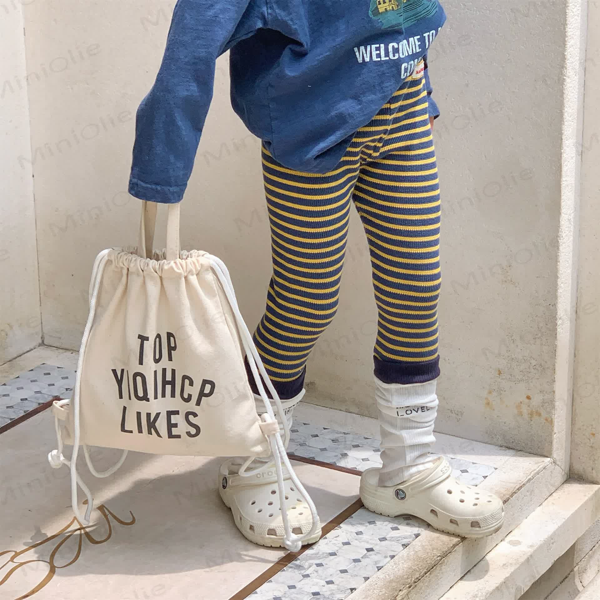 Baby Toddler Girl Striped Leggings