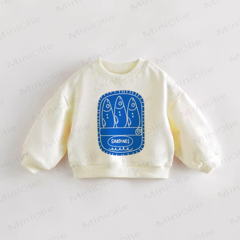 Baby Toddler Canned Sardines Sweatshirt