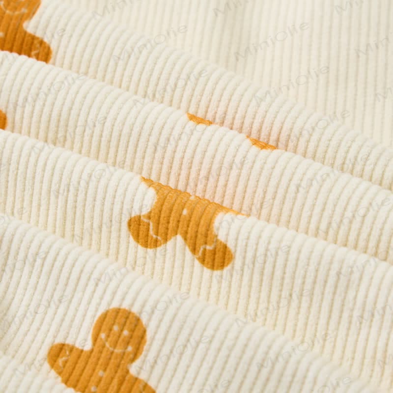 Baby Toddler Gingerbread Man Overalls