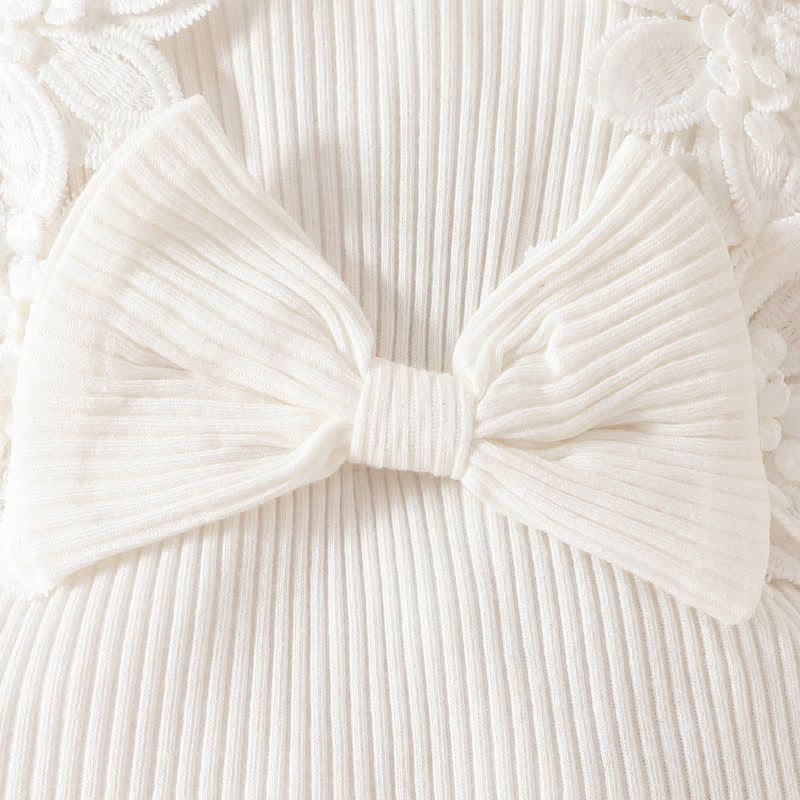 Baby 2-Piece Flower Bow Set with Headband