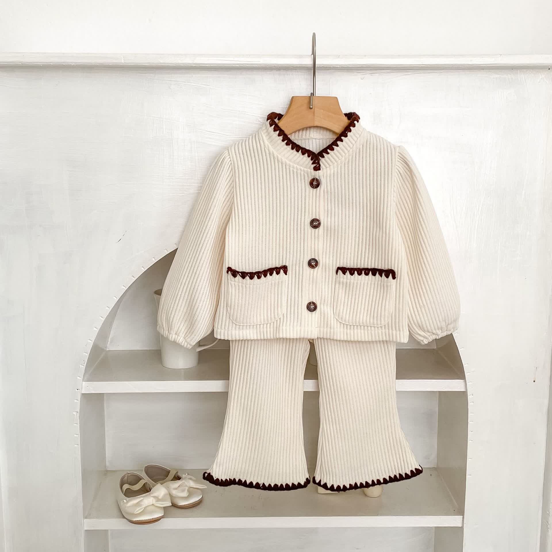 Baby Corduroy Jacket and Pants 2-Piece Set