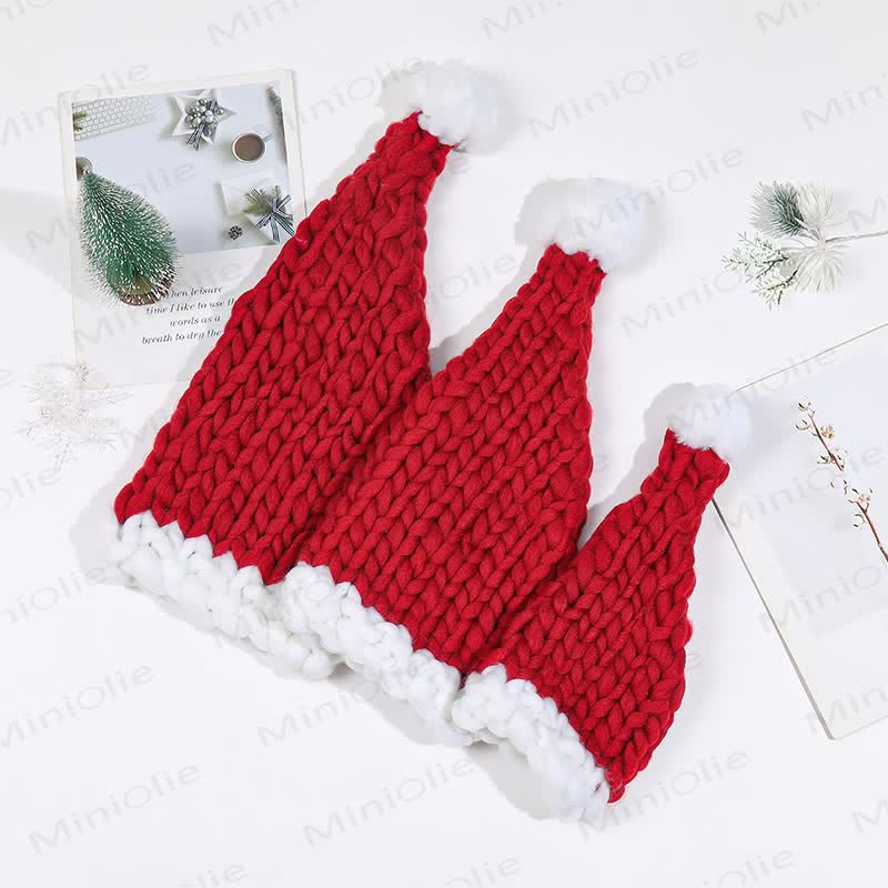 Baby Lovely Knitted Christmas Beanie