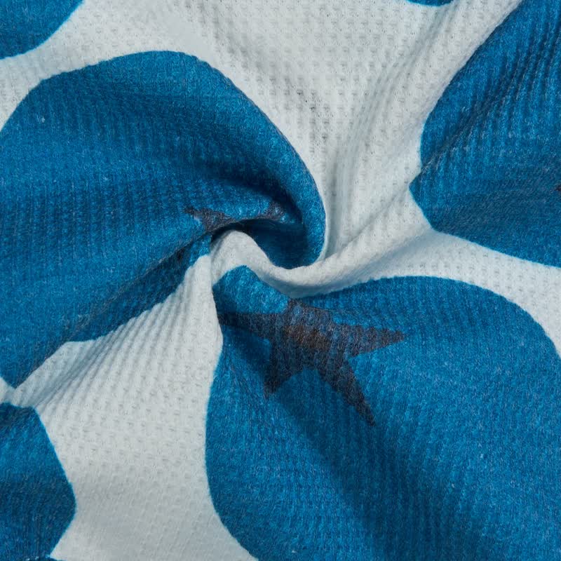 Baby Toddler Blueberry Beige Waffle 2-piece Set