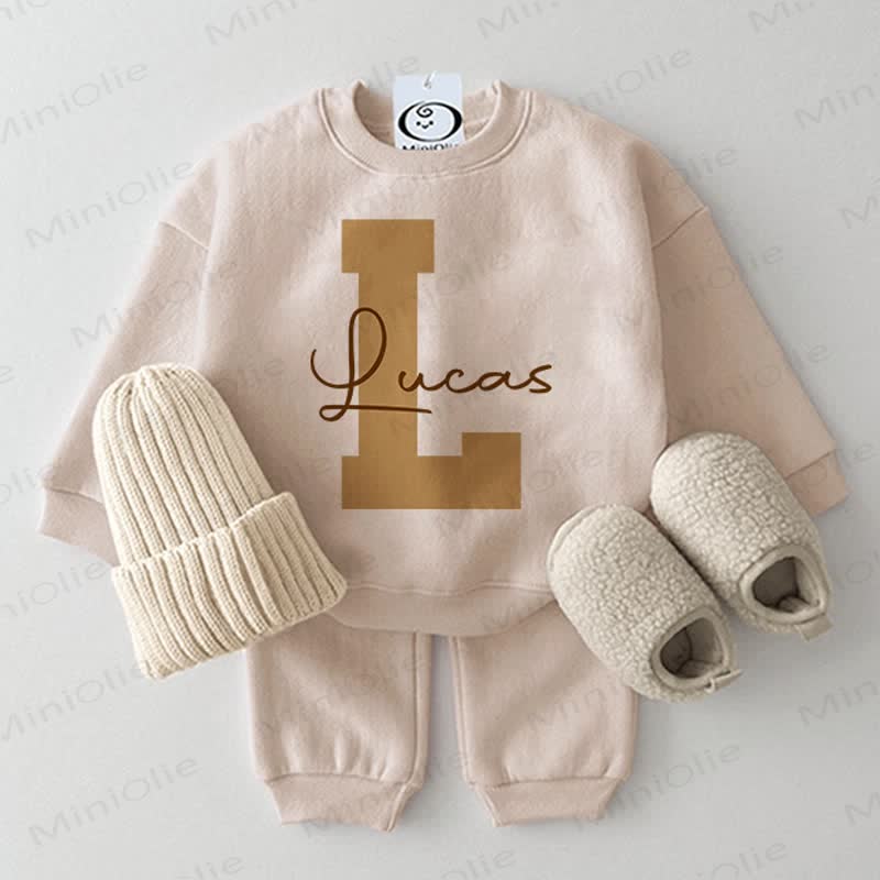 LUCAS Baby 2-piece Beige Set