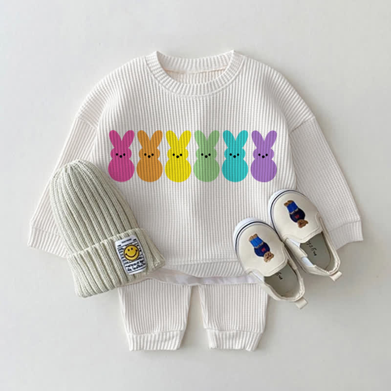 Baby Easter Rabbit Waffle 2-piece Set