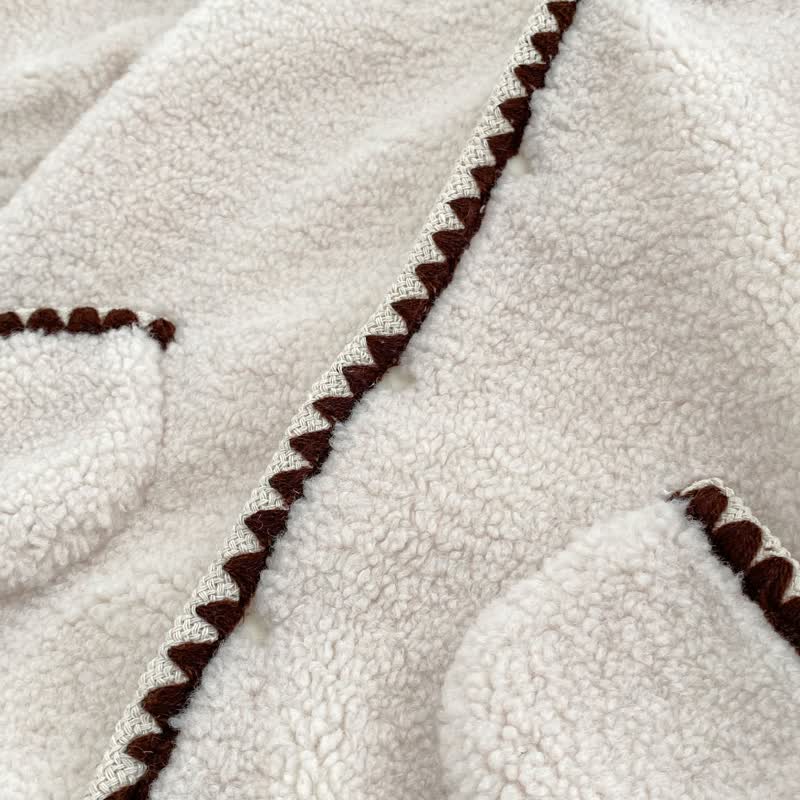 Baby Fleece Pocket Hooded Romper