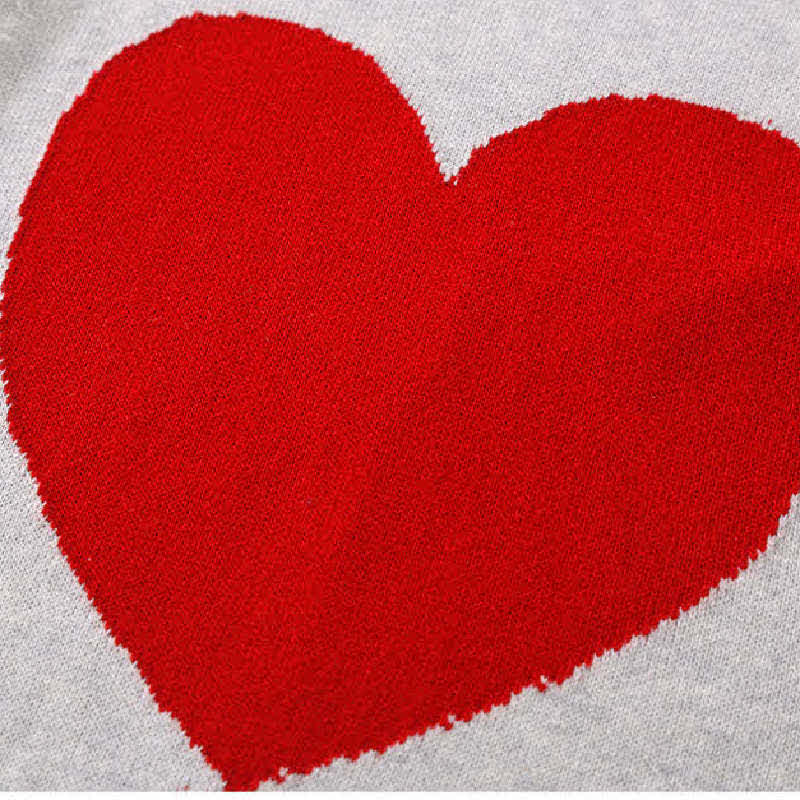 Baby Heart Knitted Romper