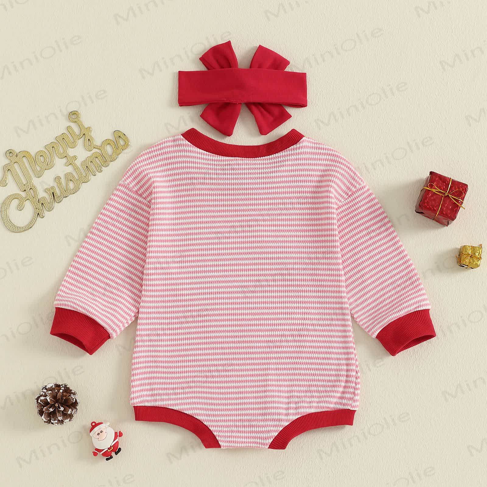 Baby Santa Claus Bodysuit with Headband