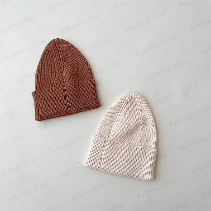 Baby Embroidered Smile Face Beanie