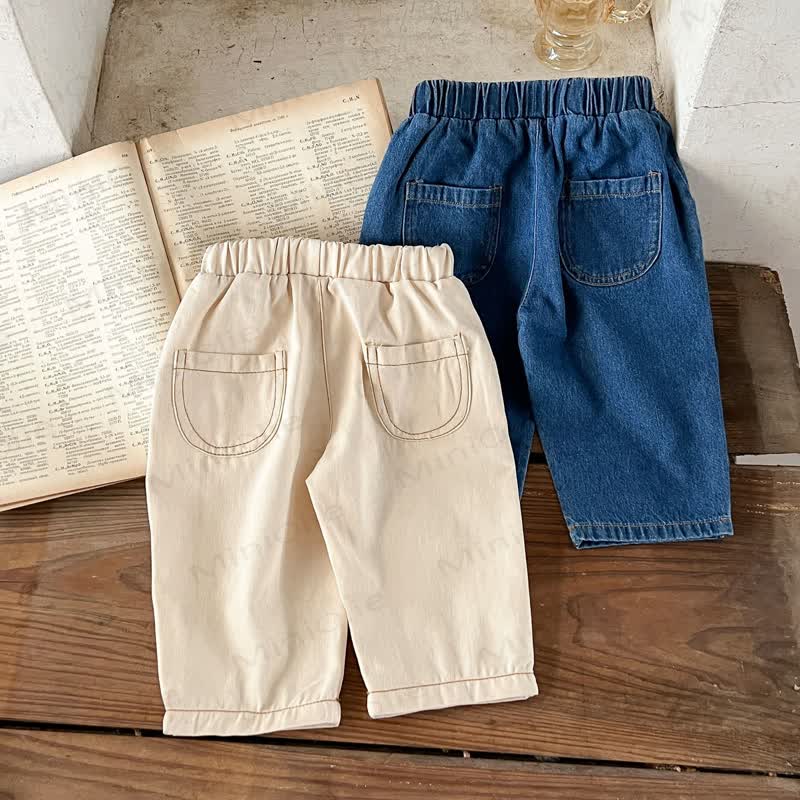 Baby Girl 2-piece Cord Embroidered Flower Set