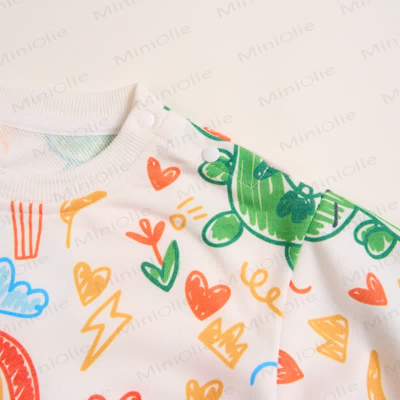Baby Toddler Childlike Drawing Sweatshirt