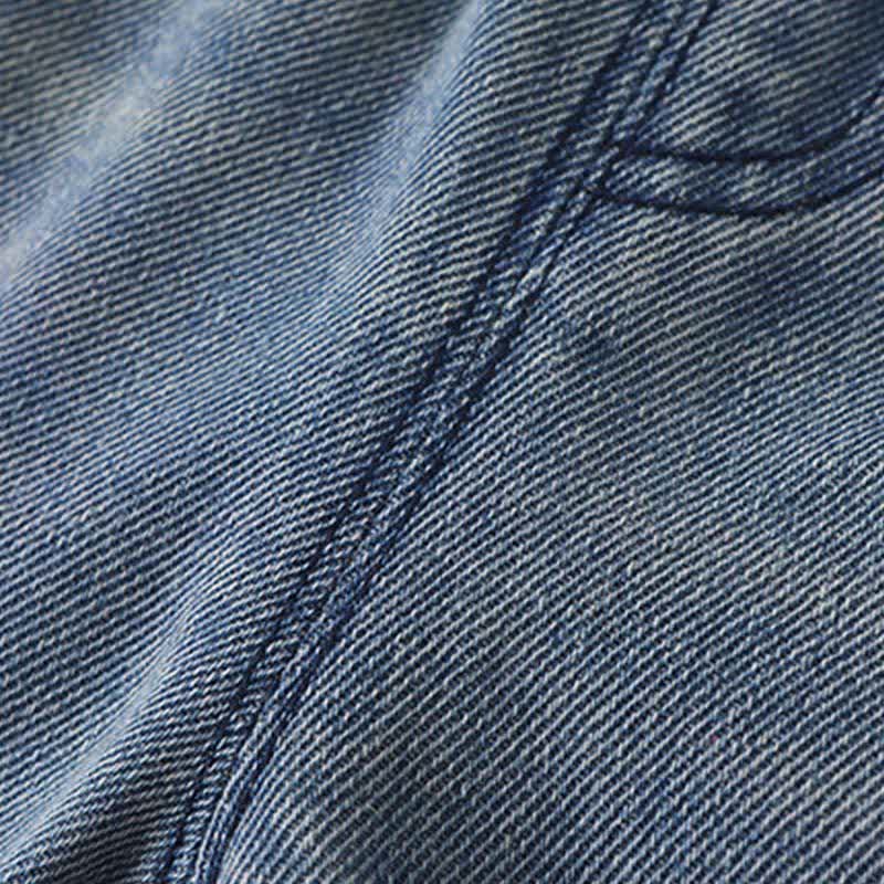 Baby Toddler Puppy Embroidered Denim Pants