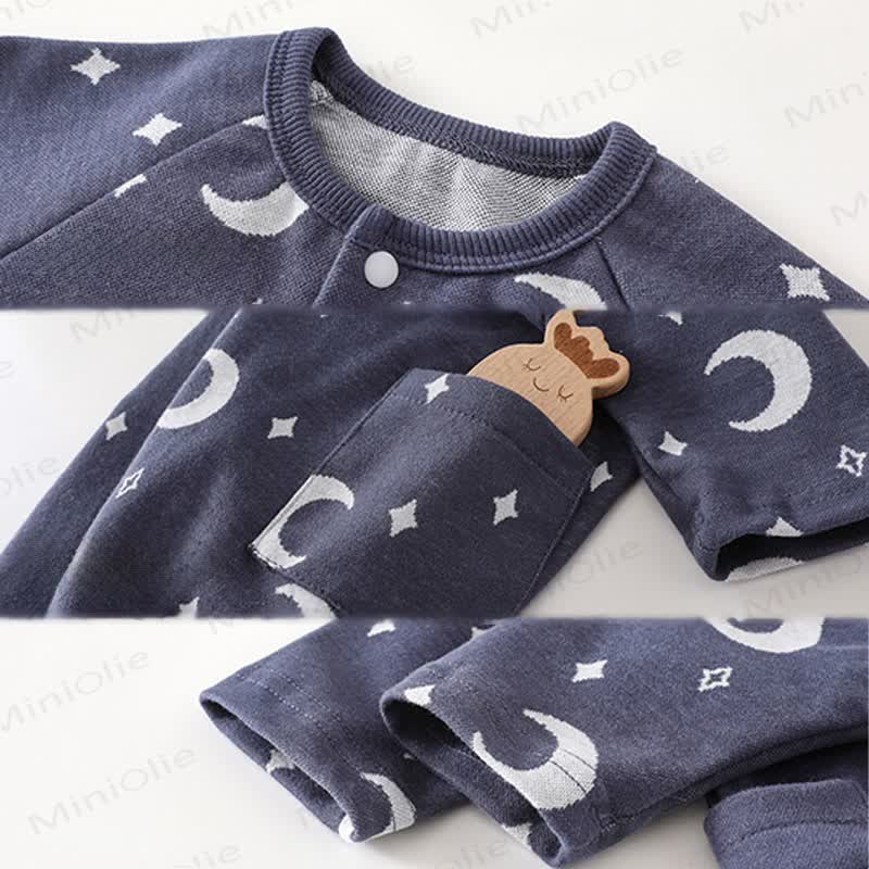 Baby Moon Pocket Cotton Romper