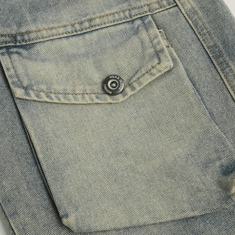 Toddler Boy Double Pocket Denim Pants