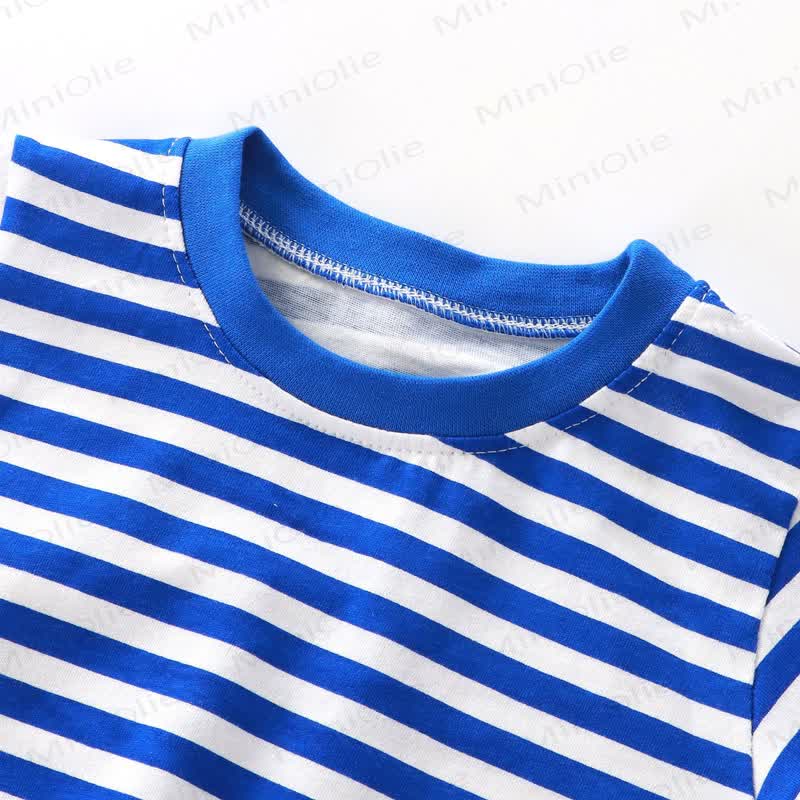 Kids Simple Striped Base Layer T-Shirt