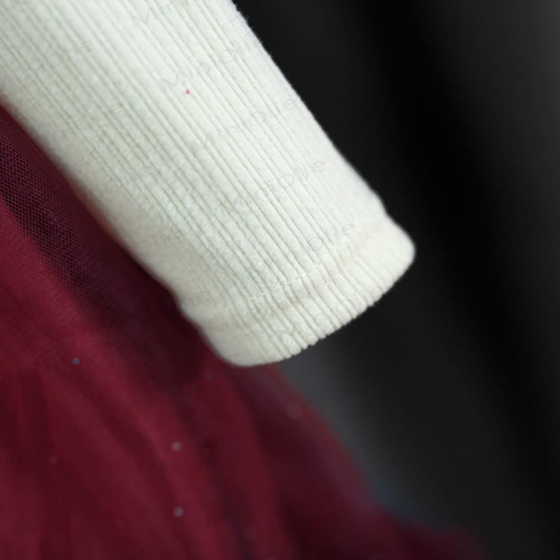 Baby Ribbed Mesh Dress and Cardigan