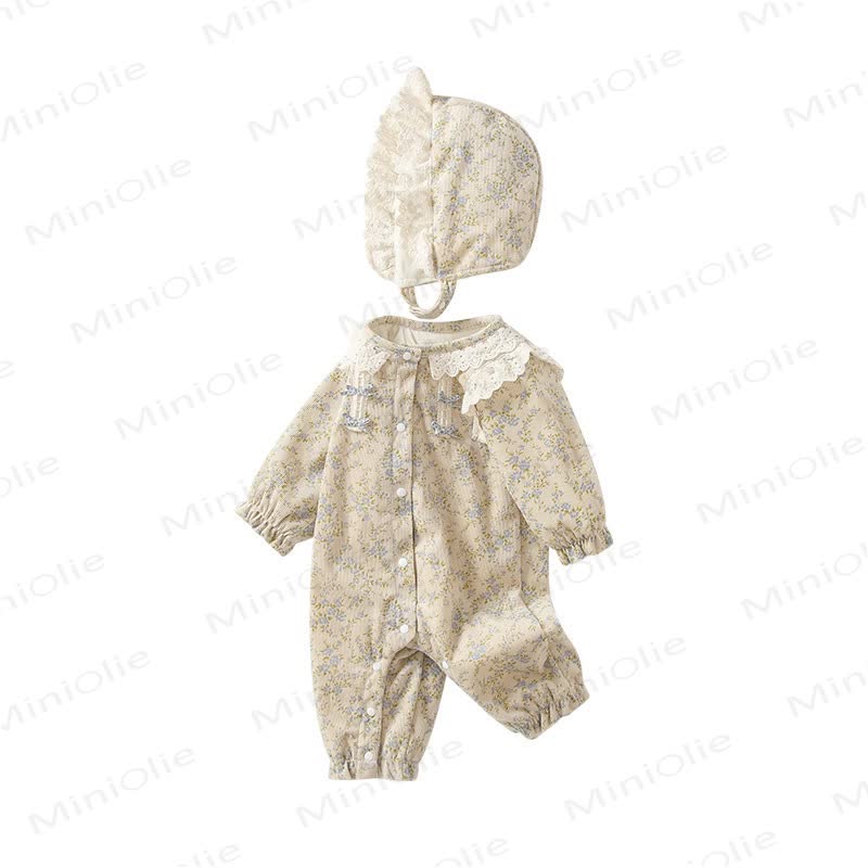 Baby Fleece Rural Style Romper
