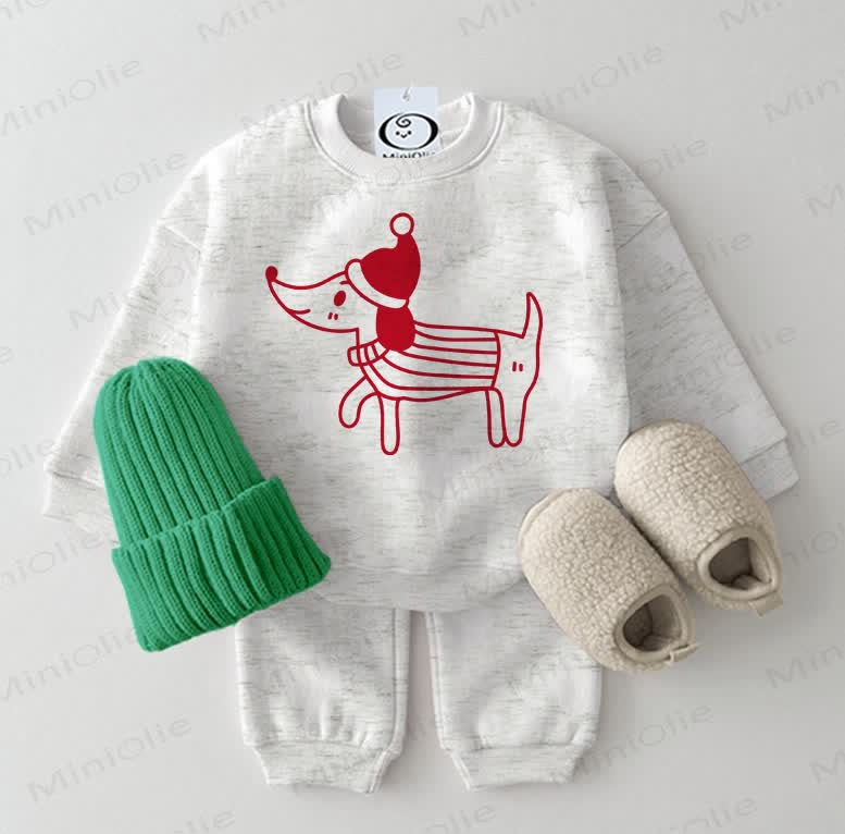 Baby Christmas Dog 2-piece Set