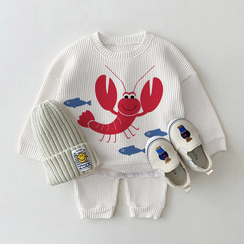 Baby Lobster Fish Waffle 2-piece Set