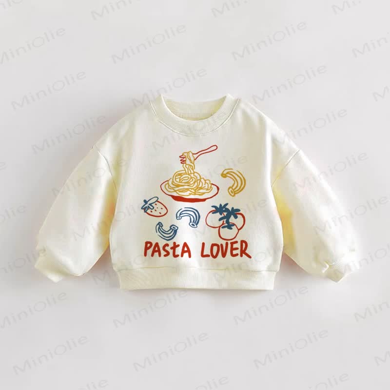 PASTA LOVER Baby Toddler Foods Sweatshirt