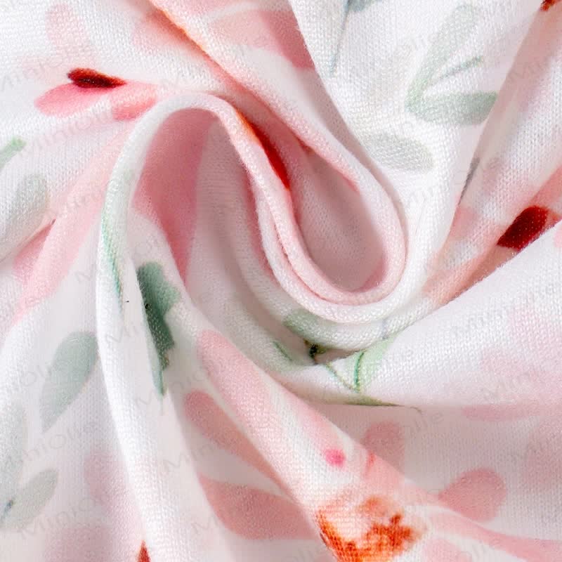 Baby Girl Flower Butterfly Romper with Headband