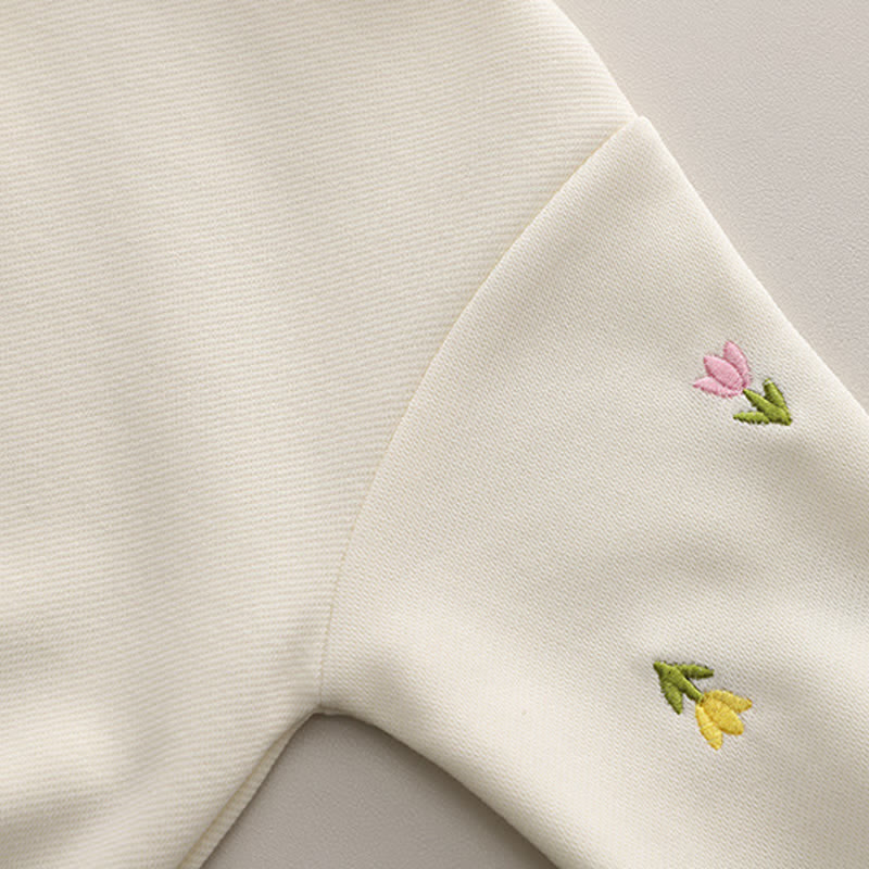 Toddler 2-Piece Lovely Flower Denim Set