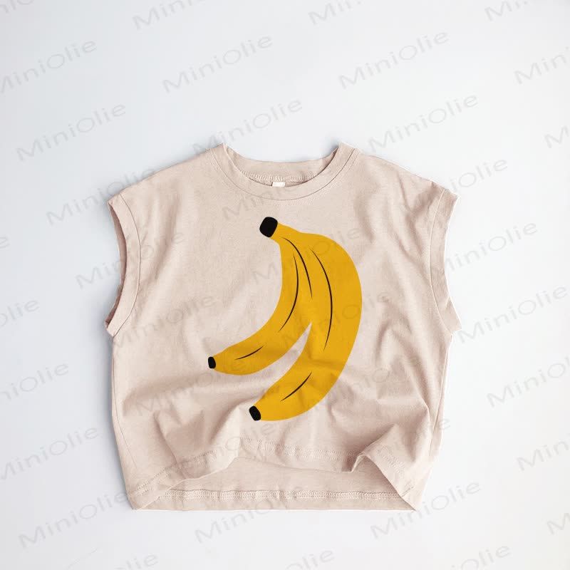 Baby Toddler Banana Khaki Tank Top