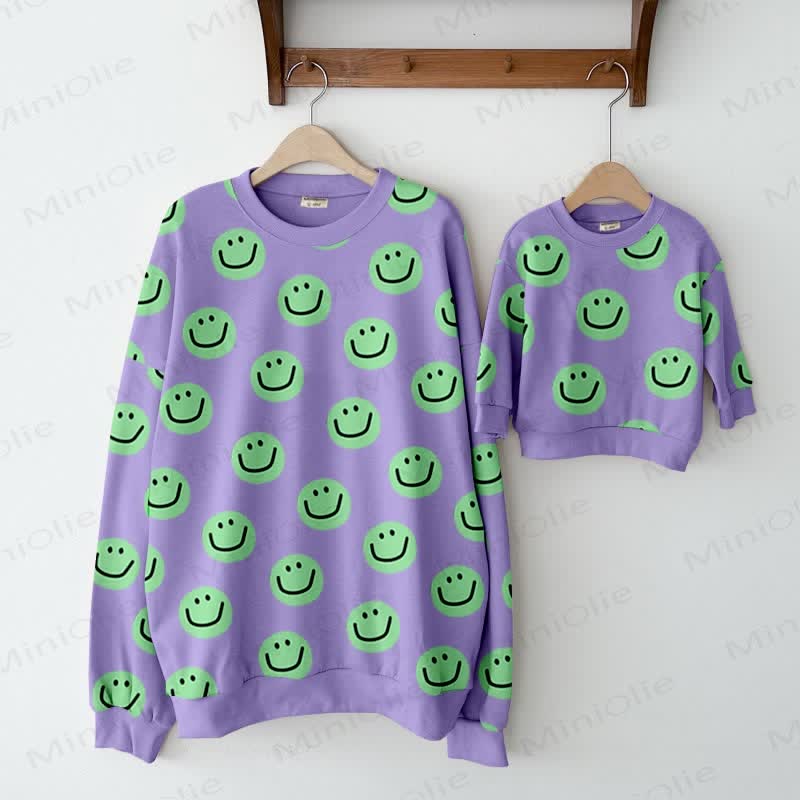 Family Matching Lovely Smile Sweatshirt/Set