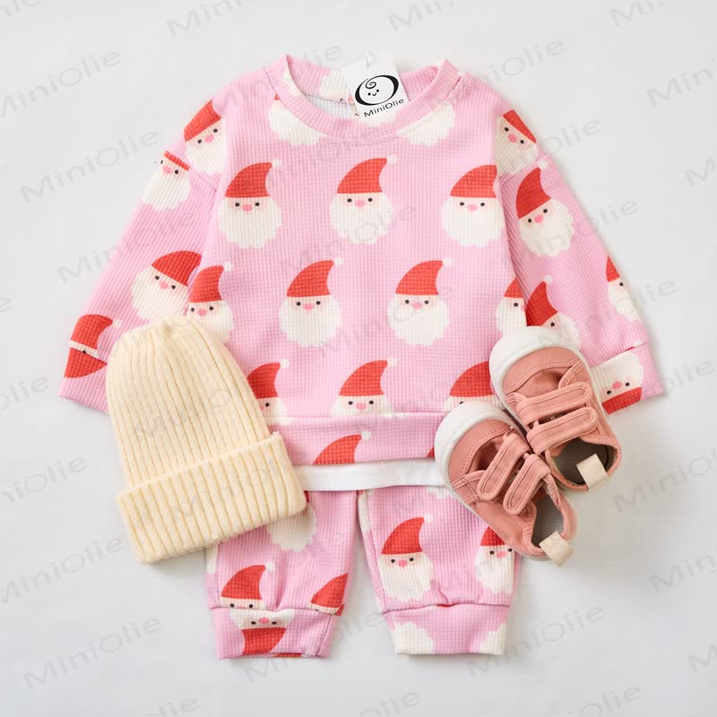 Baby Pink Santa Claus 2-piece Set