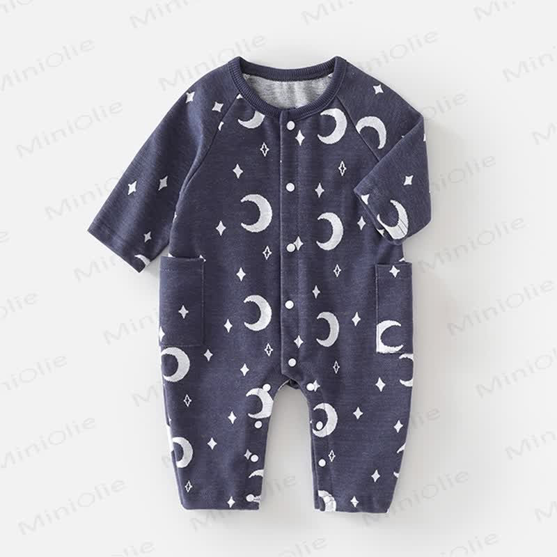 Baby Moon Pocket Cotton Romper