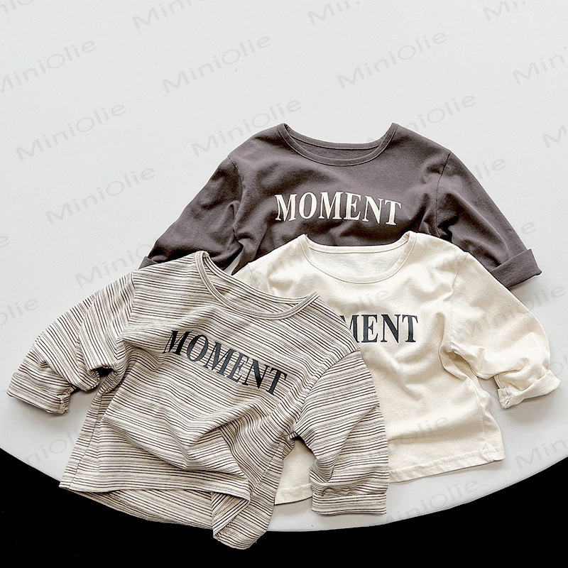 MOMENT Toddler Letter Printed T-Shirt