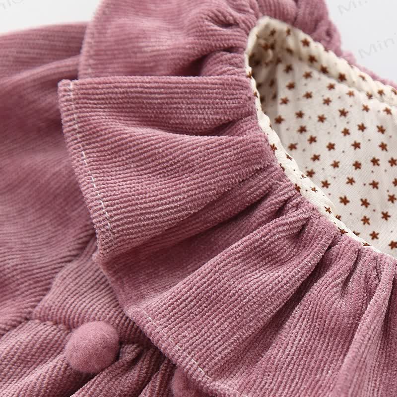 Baby Pompom Dress with Bunny Bag