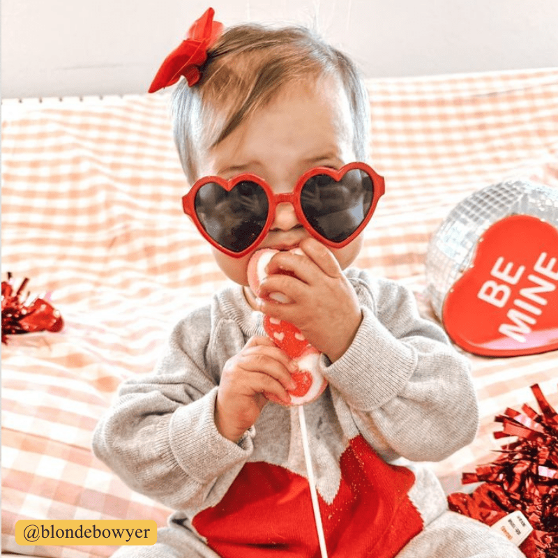 Baby Heart Knitted Romper