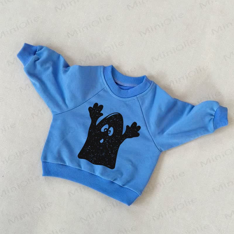 Baby Ghost Blue Sweatshirt
