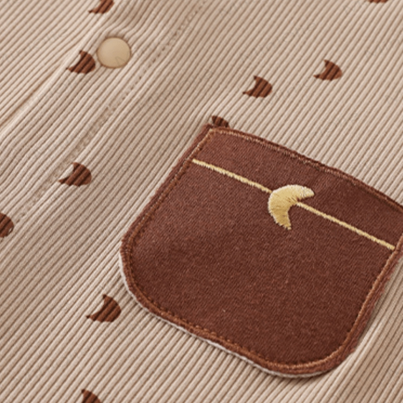 Baby Stars Moons Pit Striped Romper