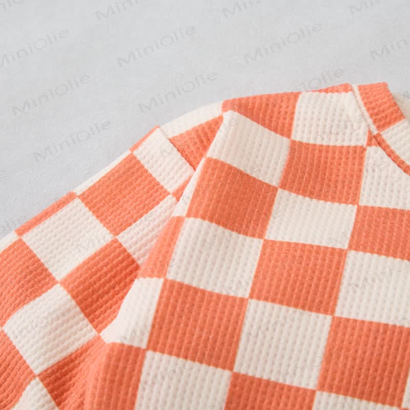Baby Toddler Checkerboard Waffle 2-piece Set