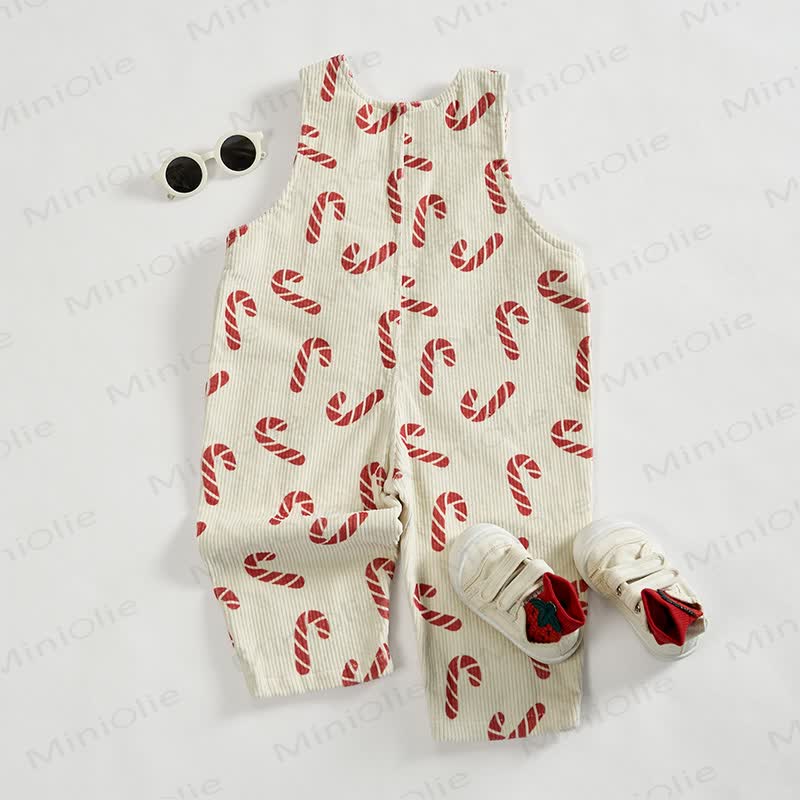 Baby Toddler Candy Corduroy Apricot Overalls