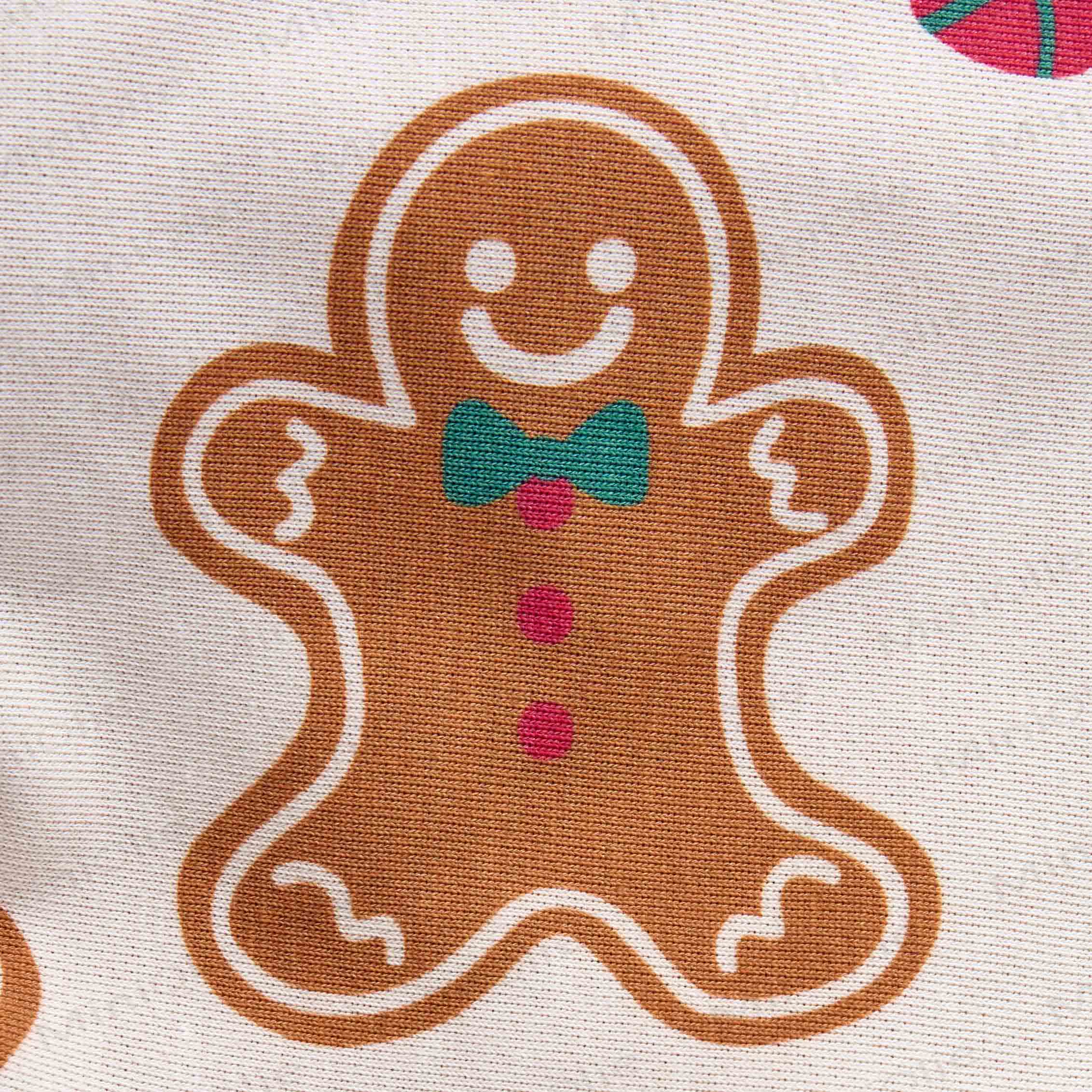 Baby Christmas Gingerbread 2-piece Beige Set