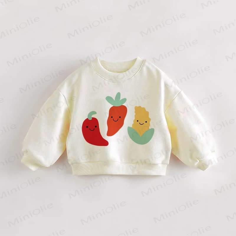 Baby Toddler Pepper Corn Carrot Sweatshirt