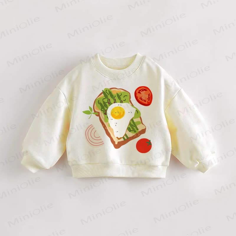 Baby Toddler Toast Bread Sweatshirt